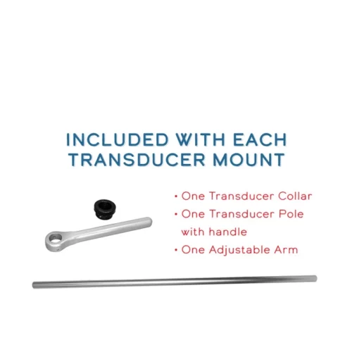 Traxstech Transducer Pole with Track Insert Base components
