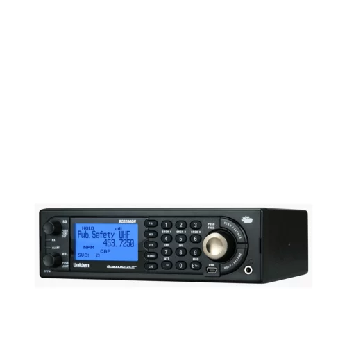 Uniden BCD260DN scanner angled left view