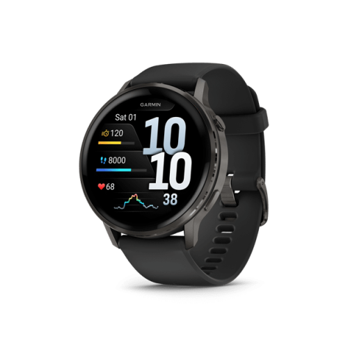 Garmin Venu 4 - 45 mm - Slate with Black Band