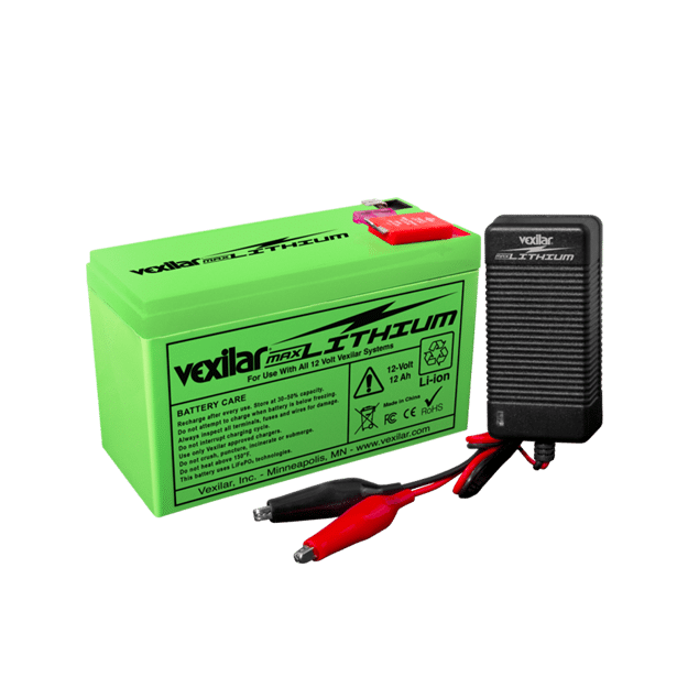Vexilar 12V 12A Lithium Battery & Charger