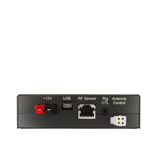 West Mountain Radio TARGETuner Controller Unit side view with connections