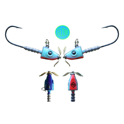 Frostbite 1/16 Headspinner Propeller Jig - 2 Pack - Aquaman