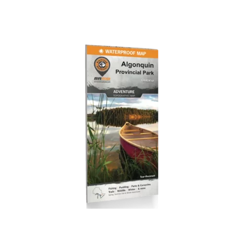 Backroad Maps - Folded Waterproof Adventure Maps Algonquin Provincial Park cover