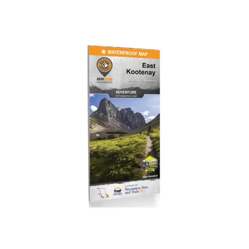 Backroad Maps - Folded Waterproof Adventure Maps East Kootenay cover