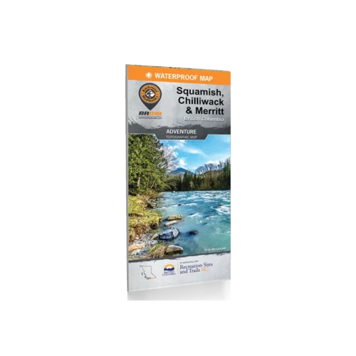 Backroad Maps - Folded Waterproof Adventure Maps Squamish, Chilliwack and Merritt cover