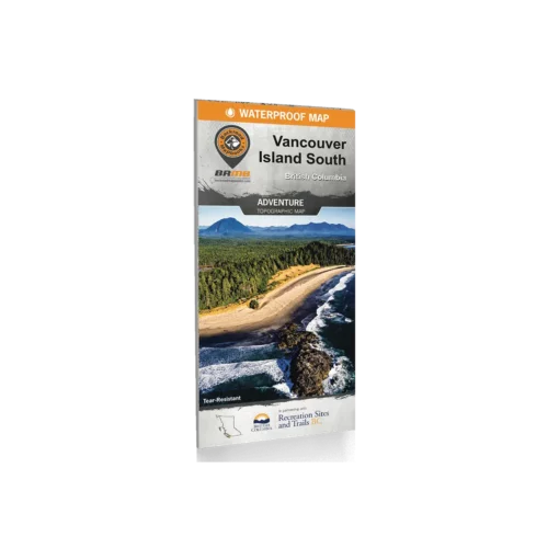Backroad Maps - Folded Waterproof Adventure Maps Vancouver Island South cover