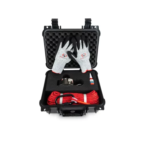 Brute Box Double Sided 2,600lb Magnet Fishing Bundle inside case