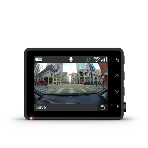 Garmin Dash Cam 67W screen view
