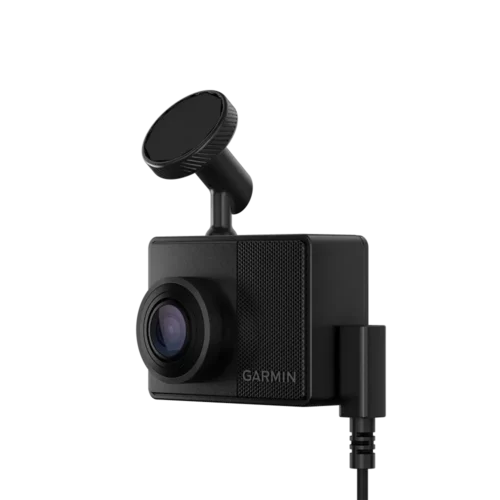 Garmin Dash Cam 67W with mount and power cord down