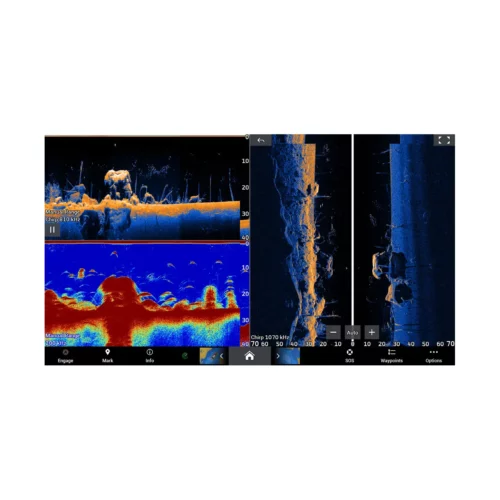 Garmin GT56UHD-TH Transducer sidevu clearvu slit screen