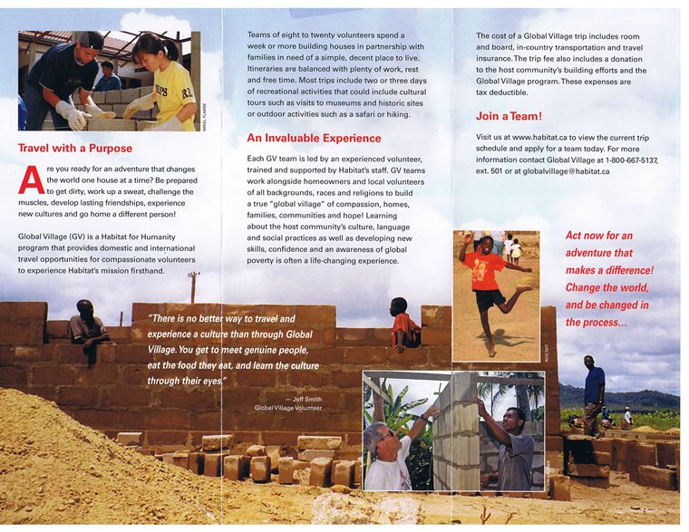 Habitat for Humanity brochure p2