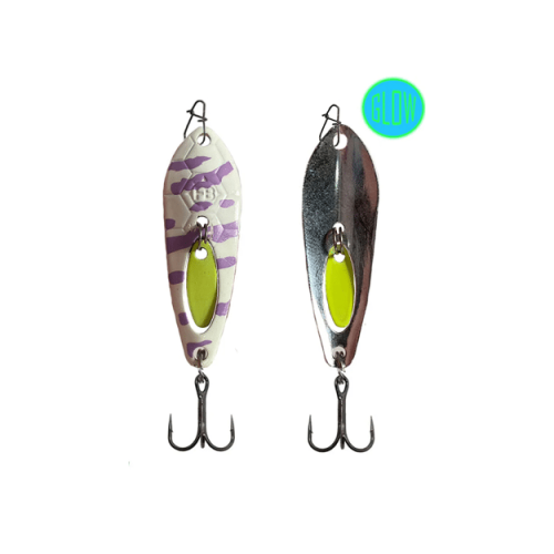 Frostbite Large Dinner Bell Spoon - White Peach