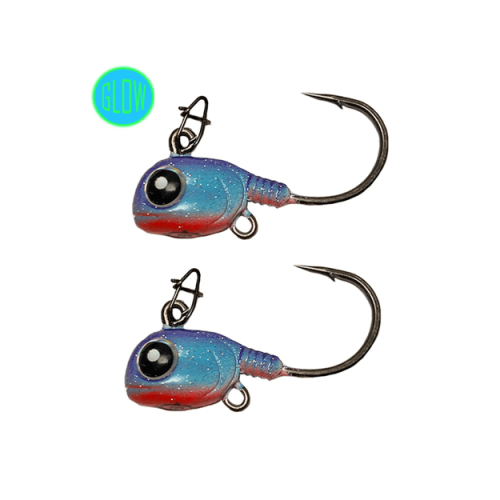 Frostbite 3/16 Pure Tungsten Meathead Live Bait Jig - 2 Pack - Aquaman