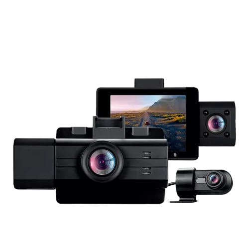 myGEKOgear Scout Pro 2K HD 3-Channel Wi-Fi GPS Dash Cam