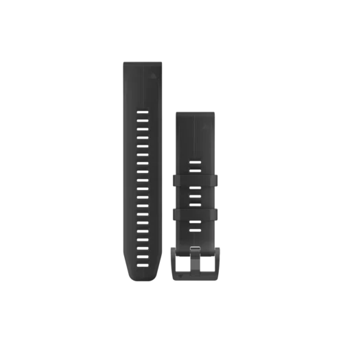 Garmin QuickFit 22 Watch Bands - black silicone with black hardware