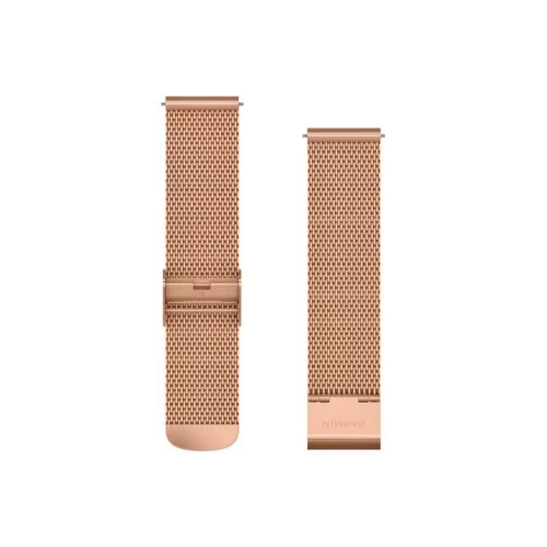 Garmin Quick Release Bands (20mm) - 18K Rose Gold PVD Milanese