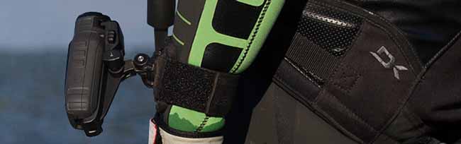 Garmin VIRB wrist strap in use