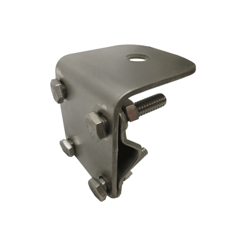 West Mobile Mount Mirror/Clamp-On Antenna Bracket 3/8" Hole for Transport Trucks